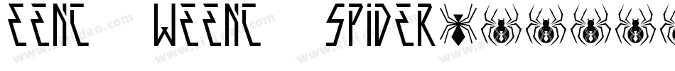 Eency Weency Spider字体转换
